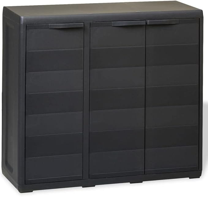 Garden Storage with 2 Shelves,Outdoor Storage