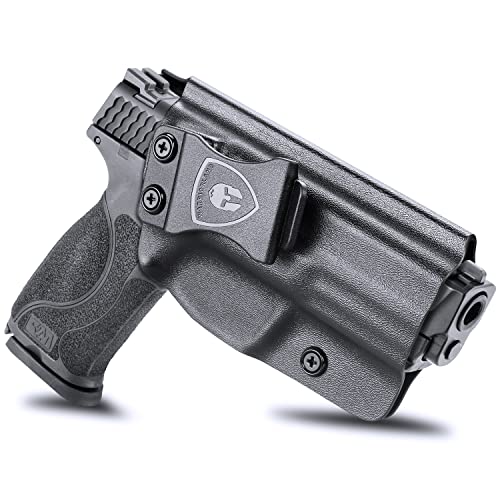 M&P 9mm/.40 Holster, IWB Kydex Holster Fit: S&W M&P 9/.40 Compact/Full Size, M&P 9/.40 M2.0 Full Size Pistol, Not Fit Shield, Inside Waistband Concealed Carry Holster, Adj. Cant & Posi-Click Retention