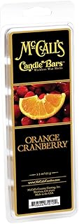 McCalls Candles Bars | Orange Cranberry| Highly Scented & Long Lasting | Premium Wax & Fragrance | Made in The USA | 5.5 oz