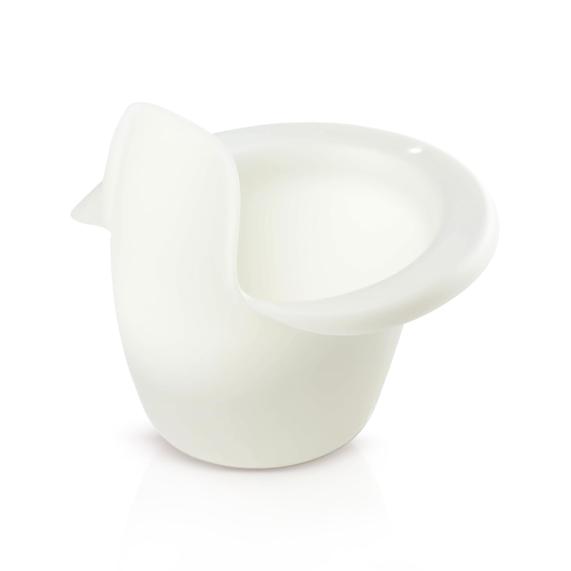 Easypisi Baby-Töpfchen zum Abhalten (Weiß/ungefärbt), Windelfrei, Babytopf WC/Klo, mobiles Jungen/Mädchen Kindertöpfchen bis 1 Jahr, Baby Zubehör, Made in Germany