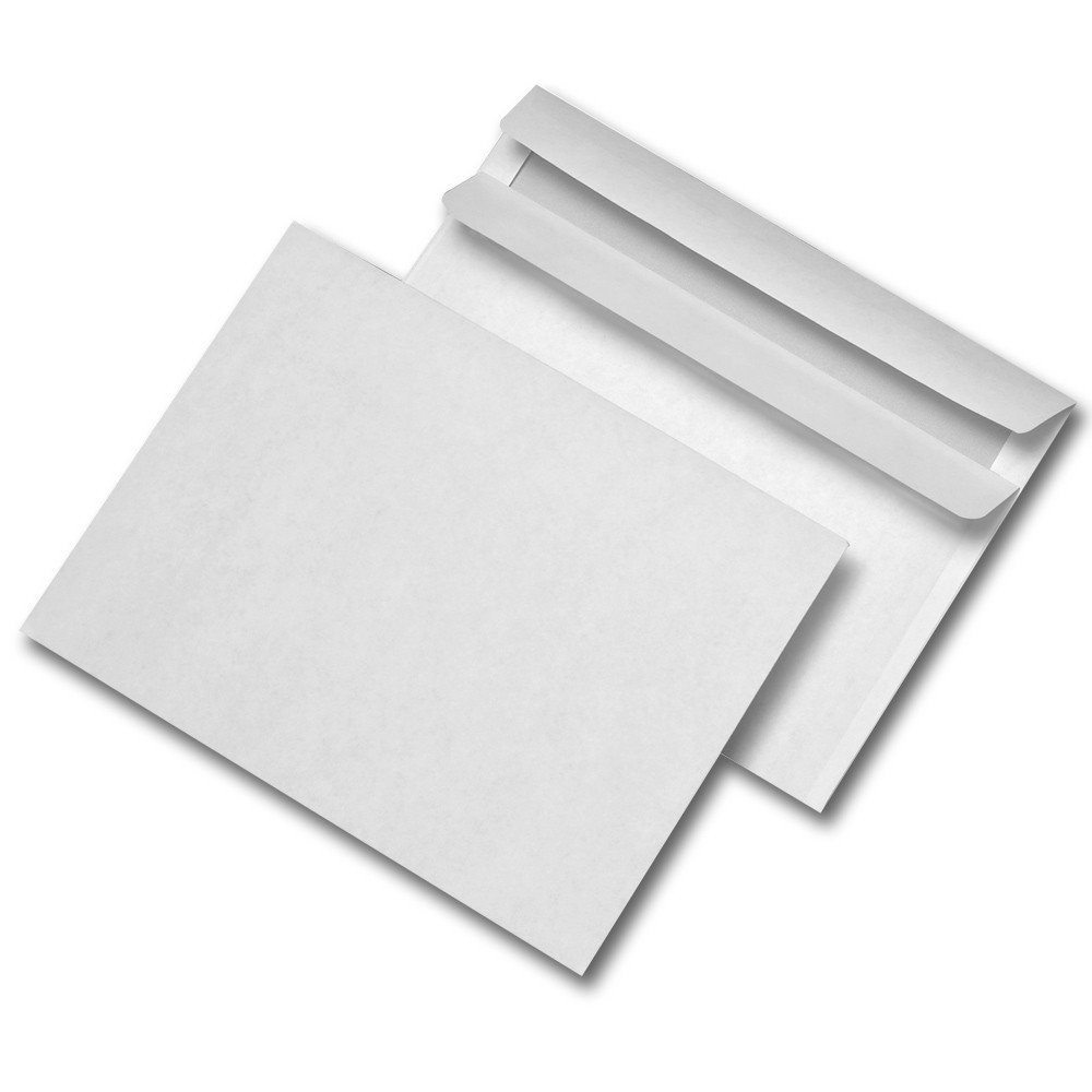 5000 Briefumschläge C6 ohne Fenster 114 x 162 mm weiss selbstklebend SK