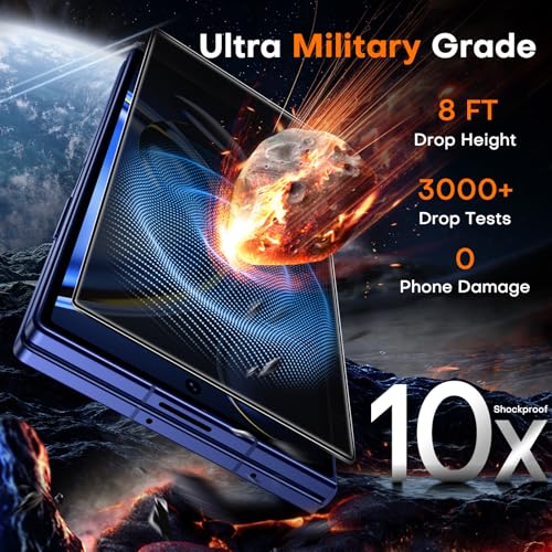 Image of TOCOL Privacy Screen Protector for Samsung Galaxy Z Fold 7 9H Hardness Military Grade Shatterproof HD Tempered Glass for Full Coverage Easy Installation 2 Pack