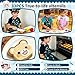 Kids Cooking and Baking Chef Set, Apron Chef Hat Accessories Complete Cooking Set, Dress Up Pretend Play Career Role Play Costume Toys Thanksgiving for Boys Girls
