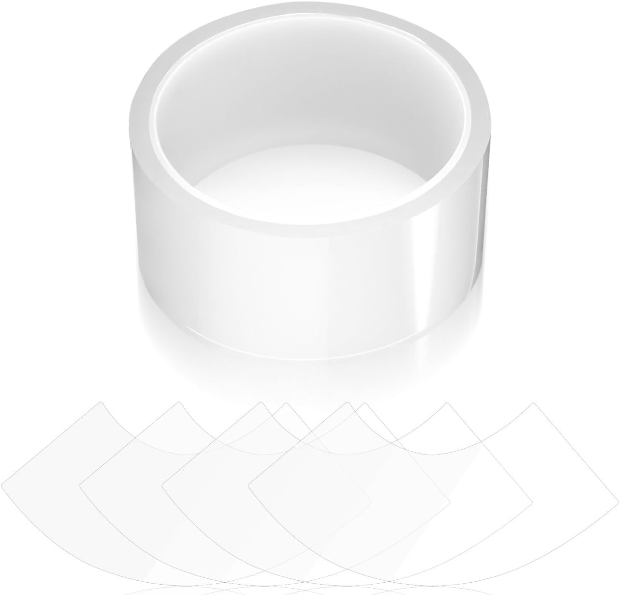 PRETYZOOM Car Sunroof Seal Weather Stripping 9 Foot Clear Tape Roll and 4pcs Corner Tapes Easy Stick and Remove Waterproof Weatherstrip