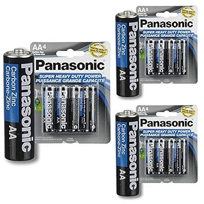 12 Pc Panasonic AA-4 Carbon Zinc Super Heavy Duty Batteries All Purpose Battery