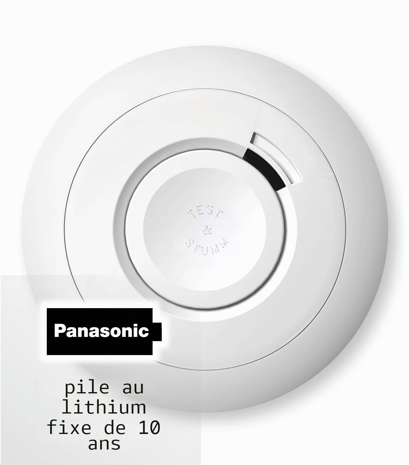 Egg Electronics, Détecteur de fumée Ei650, durée de 10 Ans, Lot de 6 virtuel, Blanc, Ei650-3G161, 3V