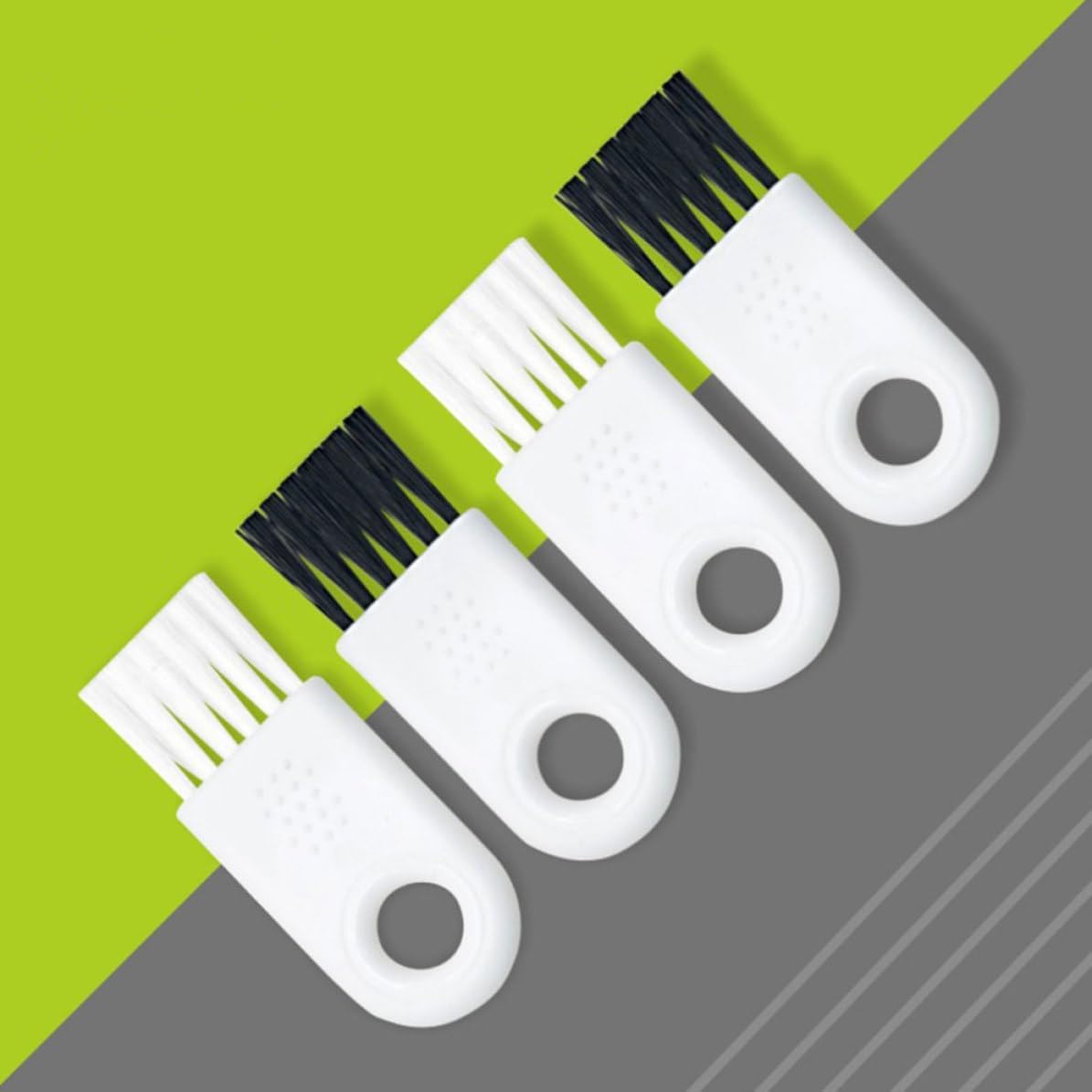 Electric Shaver Cleaning Brush Razor Cleaner Easy to Carry 30pcs Lightweight Abs Material for Machine and Keyboard Maintenance