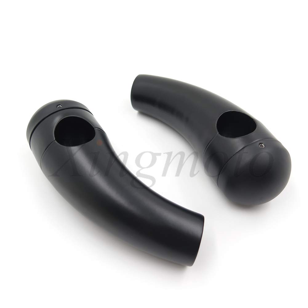 Custom-Lenker für Motorräder, schwarz, 2,5 cm, 8,9 cm Riser, Lenkererhöhungen, Kompatibel mit HARLEY Davidson Softail Heritage Classic Cruisers Choppers Metrics Victory