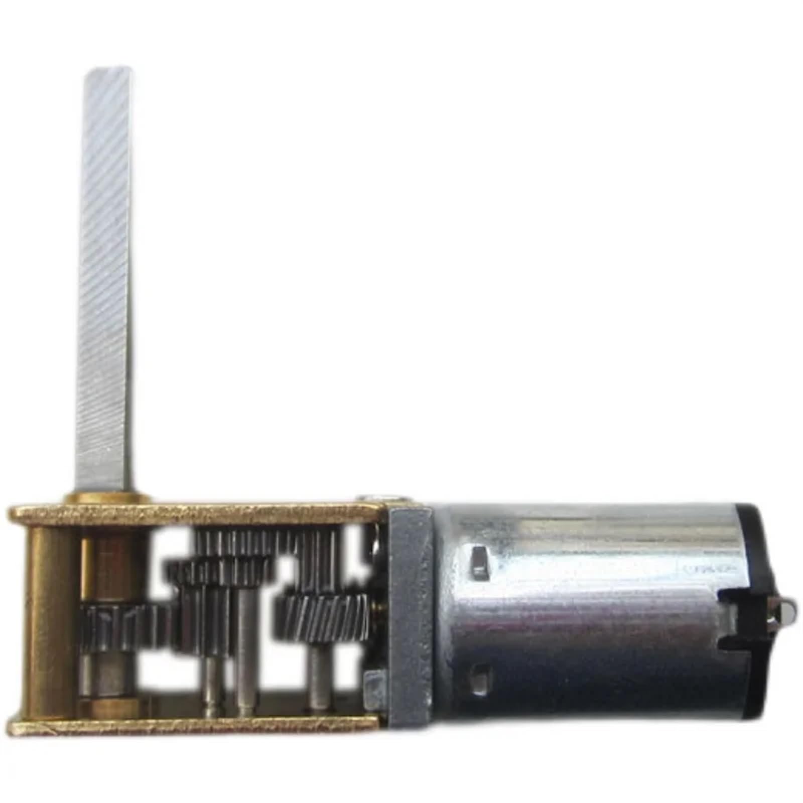 Schneckengetriebemotor N20, 3 V, 6 V, 12 V, selbstsichernd, Umkehrung, lange Welle, 1 Stück (12 V, 100 U/min)