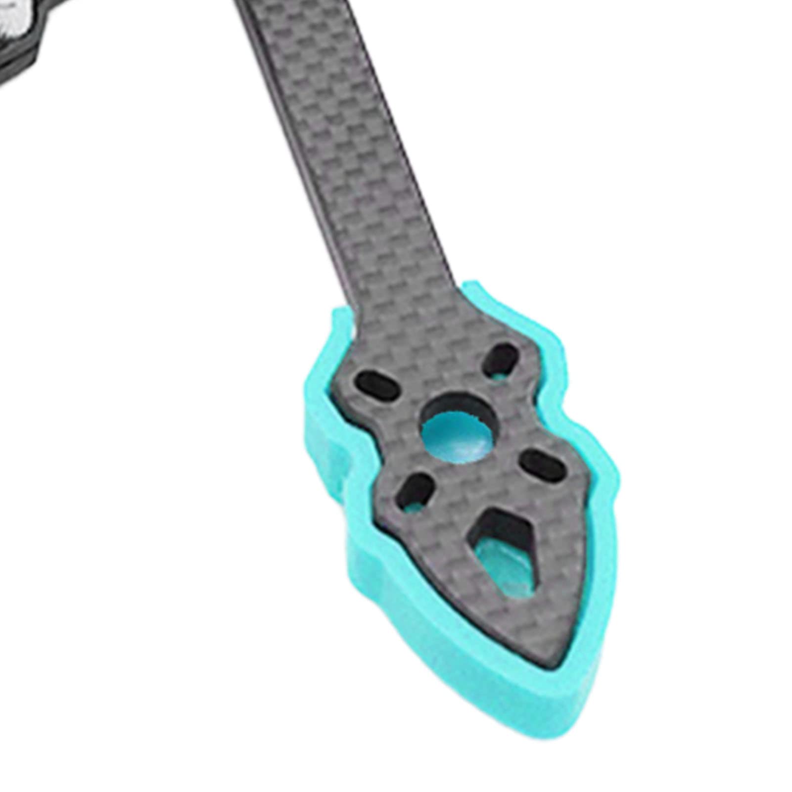 Telaio per droni da Corsa FPV, interasse da 225 mm Assorbimento degli Urti Finemente Lavorato RC FPV Drone Quad Frame Facile Installazione per Accessori per droni RC(Blu)