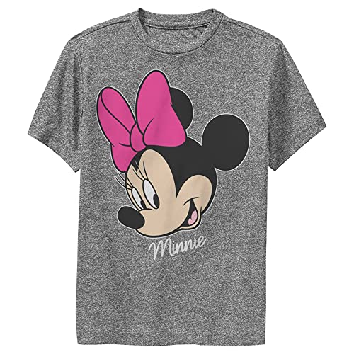Tee-shirt de sport Minnie Disney gris anthracite vêtement technique garçon taille M