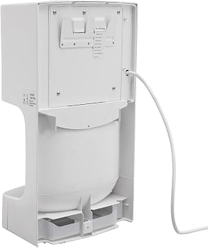 Hand Dryer Wall Mounted,Automatic Hand Dryers with Drain Tank 1000W, Automatic Jet Hand Dryer with Drip Tray,5-30 Seconds to Dry,Commercial or Household