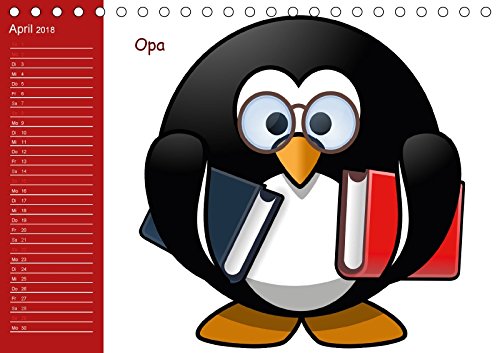 Pinguin-Familienspaß! / Geburtstagskalender (Tischkalender 2018 DIN A5 quer): Die lustige Cartoon-Familie in einem Kalender (Geburtstagskalender, 14 ... [Kalender] [Apr 01, 2017] Stanzer, Elisabeth