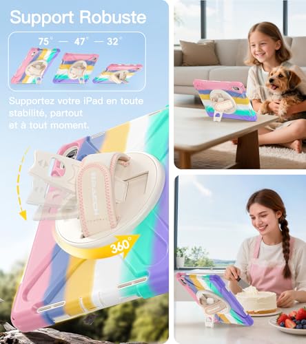 Coque iPad 10.9/11 pouces antichoc avec protège-écran BRAECN