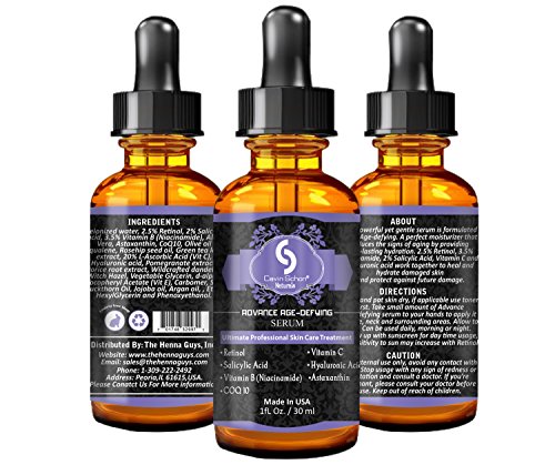 1 Oz - Age Defying Skin Serum - Best Skin Clearing Serum for Natural Anti Aging Beauty - Reduces Acne, Wrinkles, Fine Lines, and signs of aging. See Results in weeks or your.