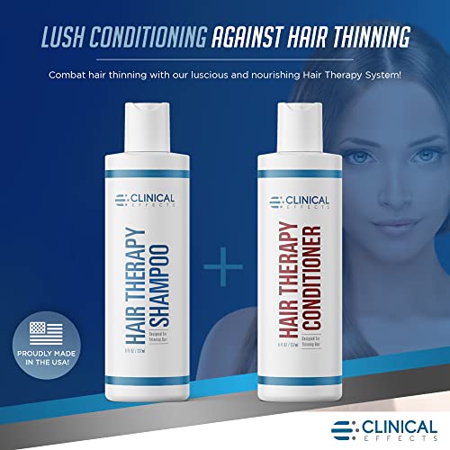 Clinical-Effects-Hair-Therapy-Shampoo-and-Conditioner-Set-Hair-Growth-Shampoo-and-Conditioner-for-Thinning-Hair-Biotin-Saw-Palmetto-and-DHT-Blocking-Ingredients-USA-Made-2-Bottles-8-fl-oz