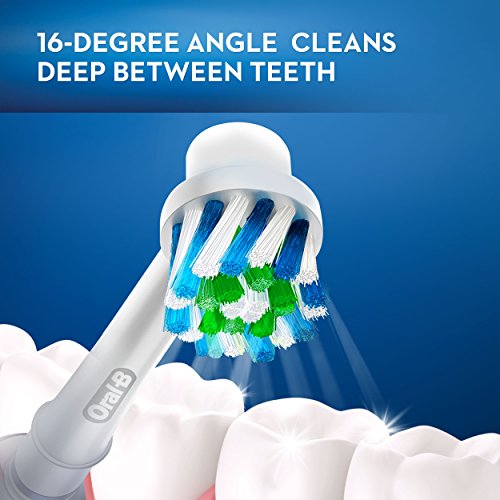 Oral-B Refil de cabeças de escova de dentes elétrica CrossAction, 4 unidades (a embalagem pode varia