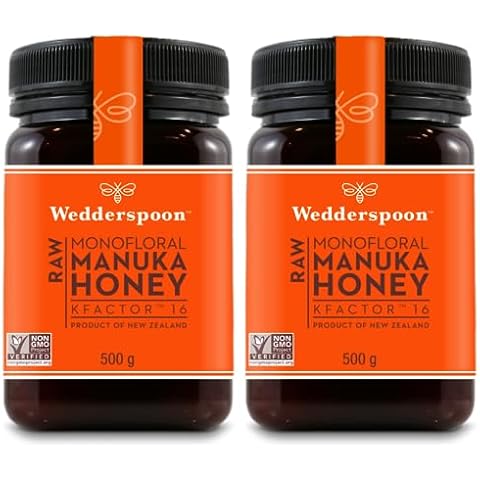 Wedderspoon KFactor 16+ Raw Manuka Honey 500g Cover