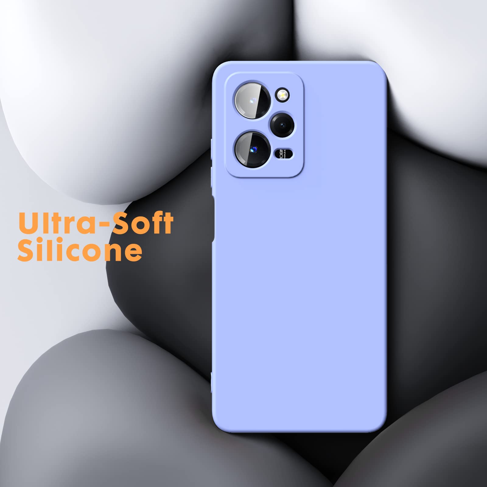 Cover Per Xiaomi POCO X5 Pro 5G In Vetro Temperato Sfumato – Ultra Sottile Con Cornice TPU – Verde Viola