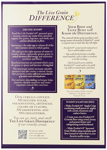 Food For Life Ezekiel 4:9 Organic Sprouted Grain Cereal, Cinnamon Raisin, 16 Ounce (Pack Of 6) #TOP2