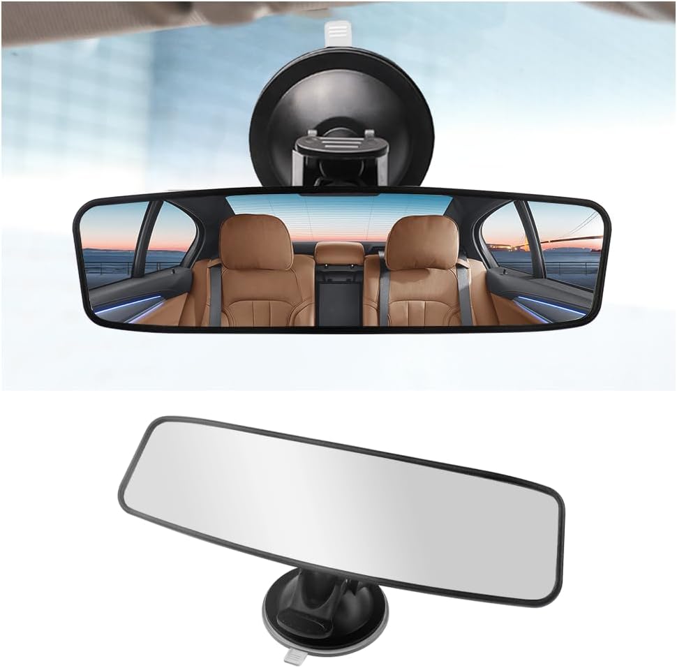 Suction Cup Rear View Mirror for Car,HD Wide Angle Car