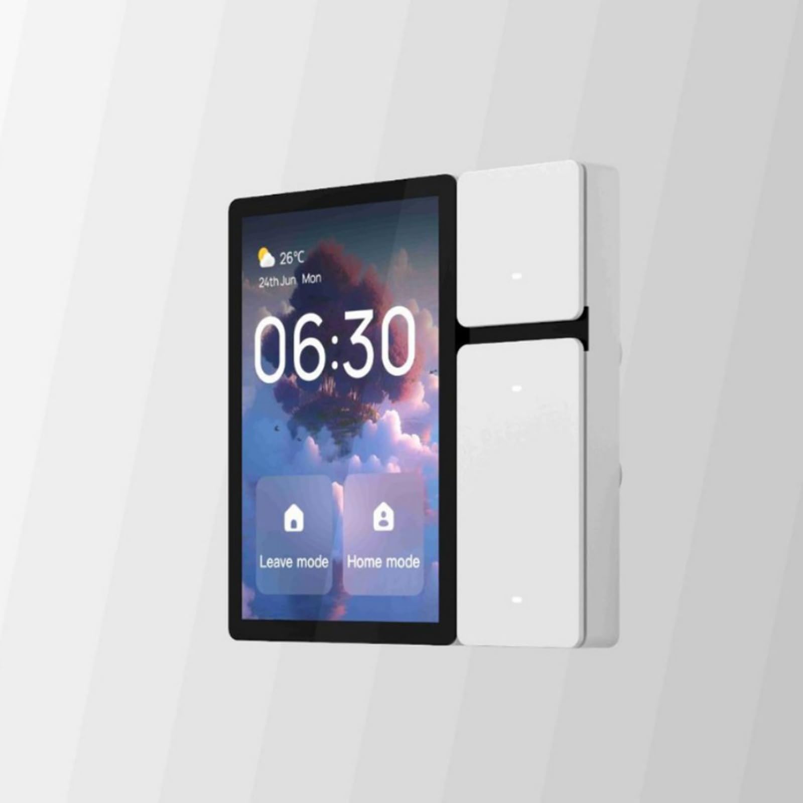 Panneau de contrôle intelligent 3,5 pouces Commutateurs muraux domotique Écran LCD Télécommande Hubs Centraux Panneau de commande ABS