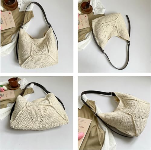 Bolso verano crochet Bohemia para mujer miniatura 5