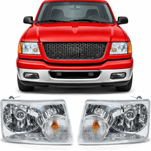 Headlights compatible with 2001-2011 Ford Ranger Driver And Passenger Side