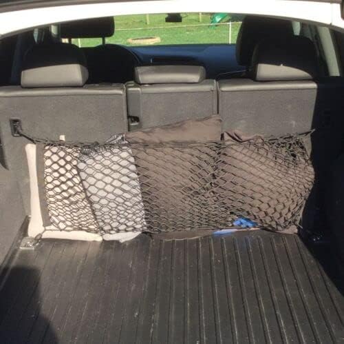 Miniatura 7 de Qty.2 Red de carga organizadora para maletero Audi Q8 SQ8 2019-2025 – Sobre + redes de carga estilo piso para SUV – Organizador de maletero de coche