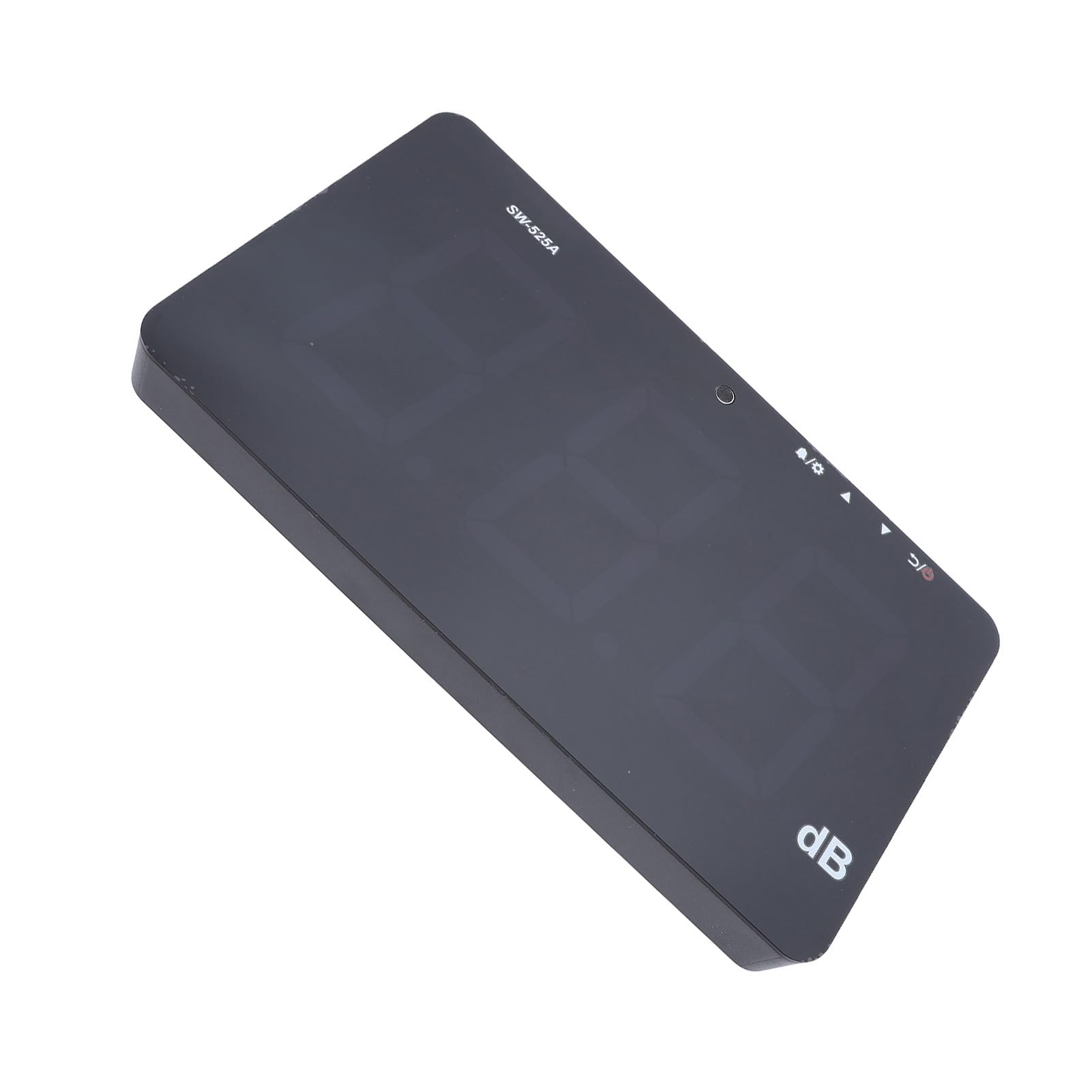 Greensen Misuratore di Livello Digitale LCD da 9,6 Pollici per Montaggio a Parete, Fonometro Digitale da 30-130 DB con Allarme e Blocco Dati per Famiglie, Uffici, Hotel, Ospedali