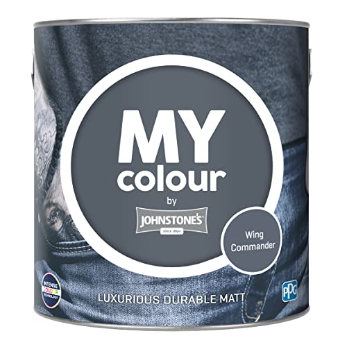 MY colour by Johnstone's - Luxurious Durable Matt - Wing Commander - Colour Intense Technology - 2.5L, 2.5 l (Pack of 1)