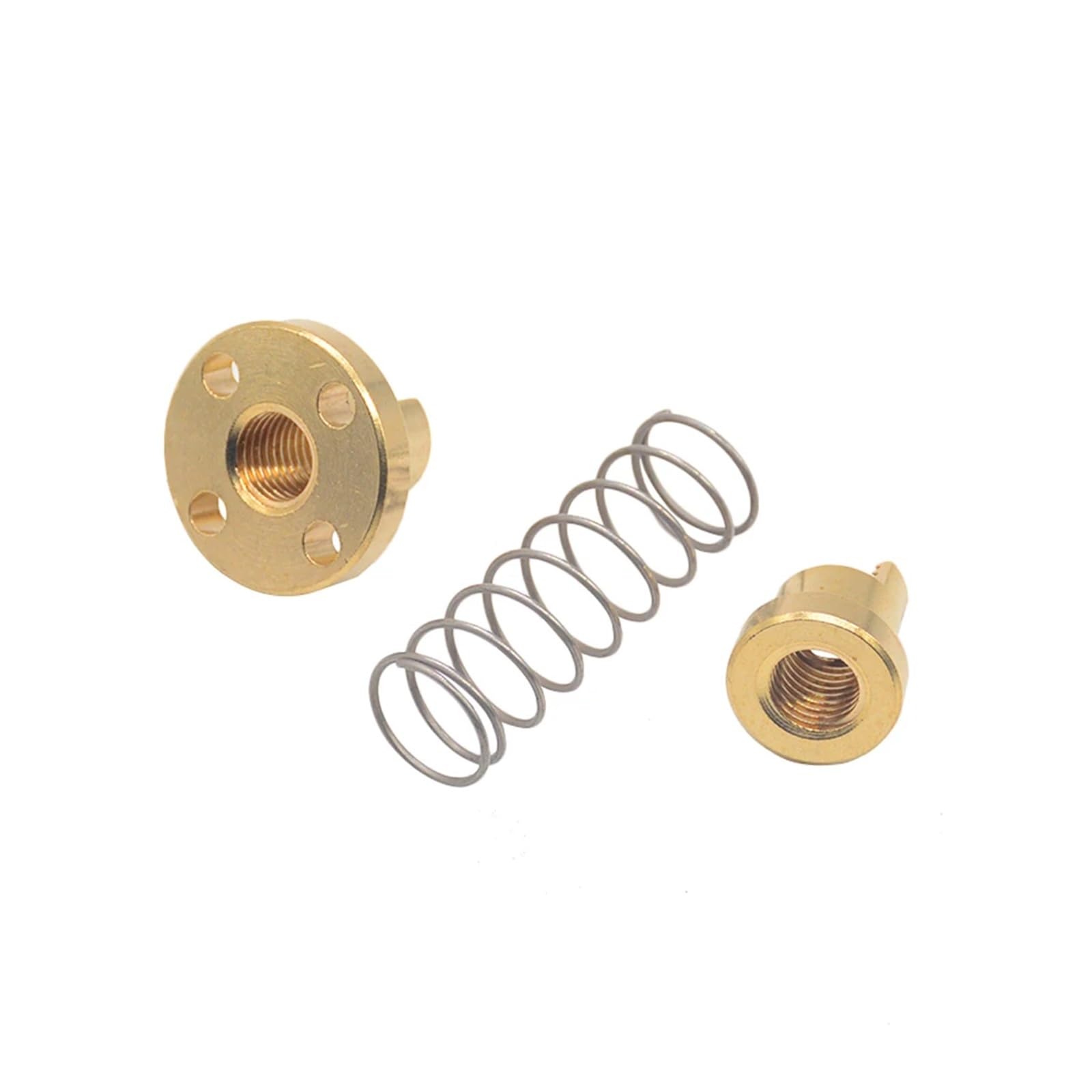 Metal Ball Screw nut T8 Lead Screw Trapezoidal Lead Screw Anti Backlash Spring Loaded Nut Thread 8mm Length 100mm-800mm(600mm)