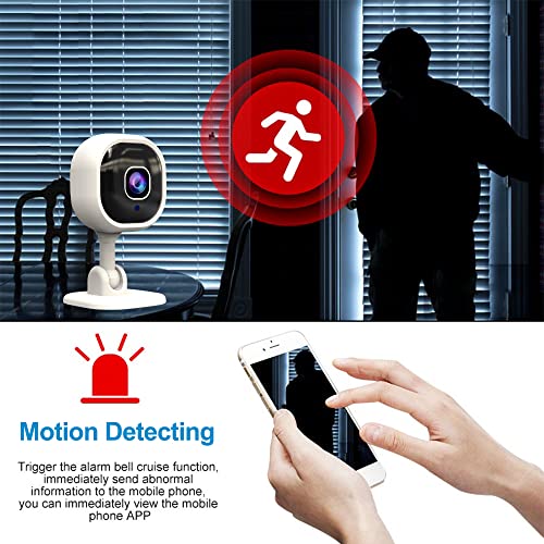 Buaniih Wireless Indoor Camera,Security Camera Indoor Wireless,1080P With Motion Detection,Two-Way Audio,Infrared Night Vision,Remote Monitoring For Home Security Indoor & Office,Baby,Elder,Pet #TOP2