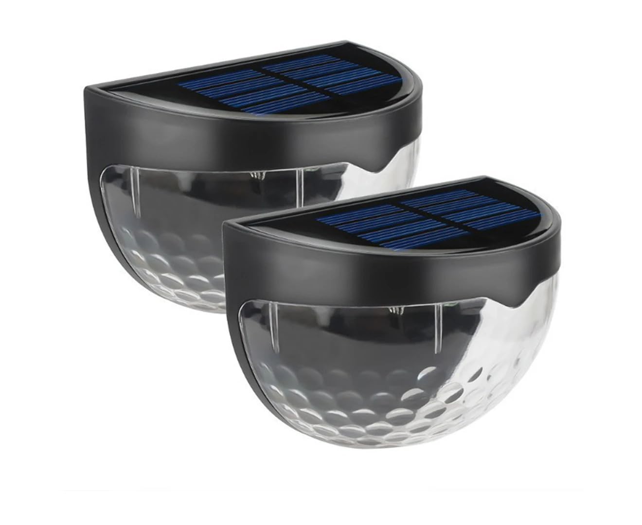 Riveira Solar Fence Lights | Decorative Garden Light | Outdoor Wall Light Led, Wireless, Waterproof, Home Décor | Perfect for Railing Fence, Deck, Step Yard Patio, Pathway, Stairs (Pack of 2) (B0D385ZBCC) Amazon Price History, Amazon Price Tracker