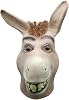 SINSEN Donkey Head Mask Donkey Cosplay Latex Mask Realistic Animal Funny Party Mask Masquerade Mask for Halloween Christmas Costume Props for Men Women
