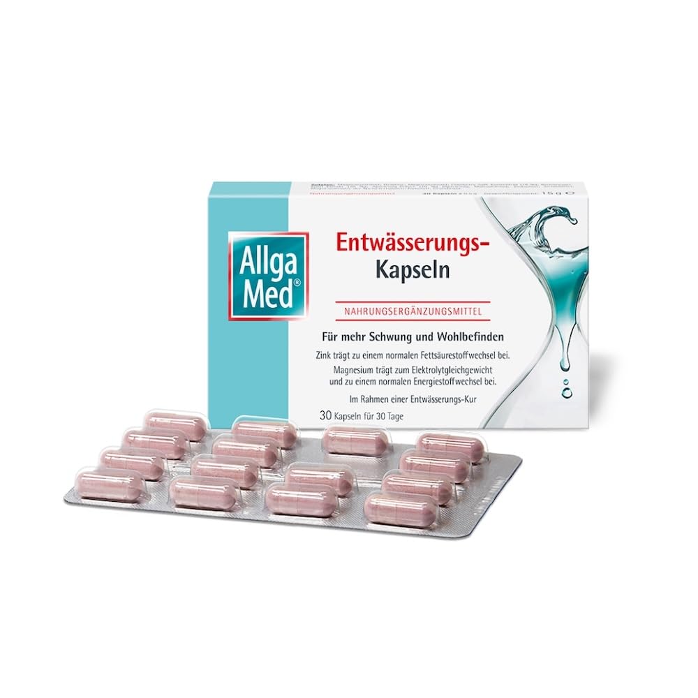 Allga Med Entwässerungs-Kapseln für Männer, zur Entlastung nachOperationen, 30 Stück (1er Pack)