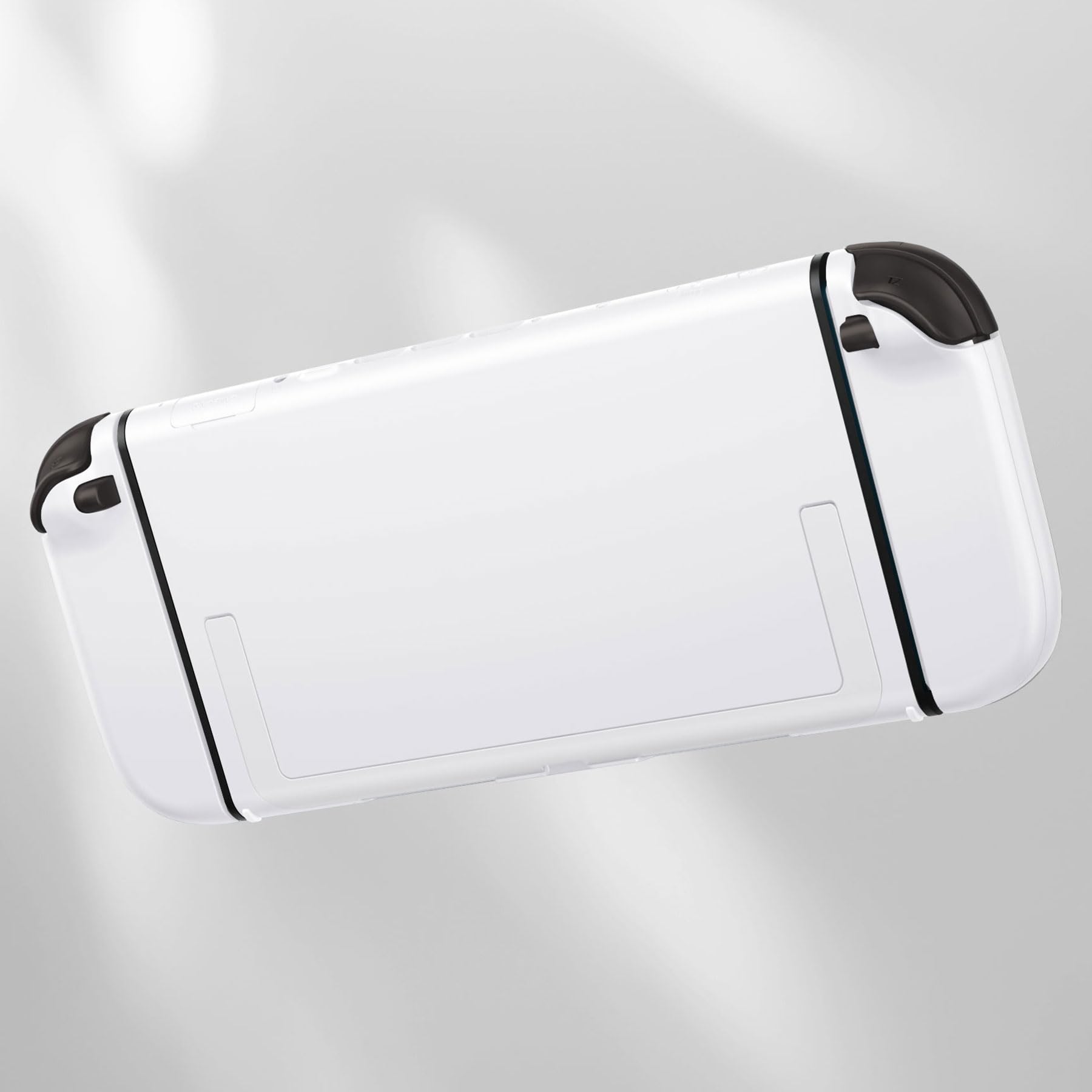 eXtremeRate DIY-Full Gehäuse Set für Nintendo Switch 2 Konsole, Deluxe Version Custom Faceplate/Rückplatte/Grips Joy Con Shell mit Tasten Zubehör – Schneeweiß
