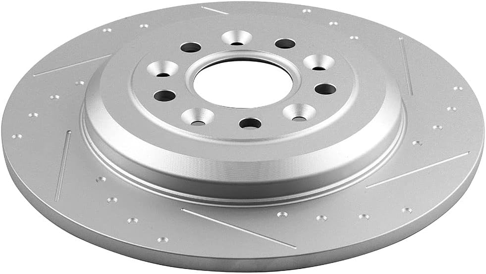 SCITOO Rear Brake Calipers With Bracket & Brake Pads and Rotors 18B5299 18B5298 54125 D1377 Compatible For Ford For Edge 2011-2014 For Lincoln MKX 2011-2015