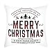 Poszewka na poduszkę 40 x 40 Wesołych Świąt Bożego Narodzenia Poduszka na sofę Poduszka oddychająca Poszewka na poduszkę z ukrytym zamkiem błyskawicznym Poduszka dekoracyjna do sypialni dom Dekoracja 40 x 40 cm/1 sztuka
