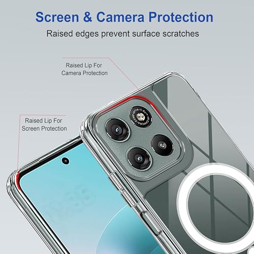 Image of Zapcase Back Case Cover for Motorola G67 Power 5G | Compatible for Motorola G67 Power 5G Back Cover | Scratch-Resistant Back Case Cover | Clear
