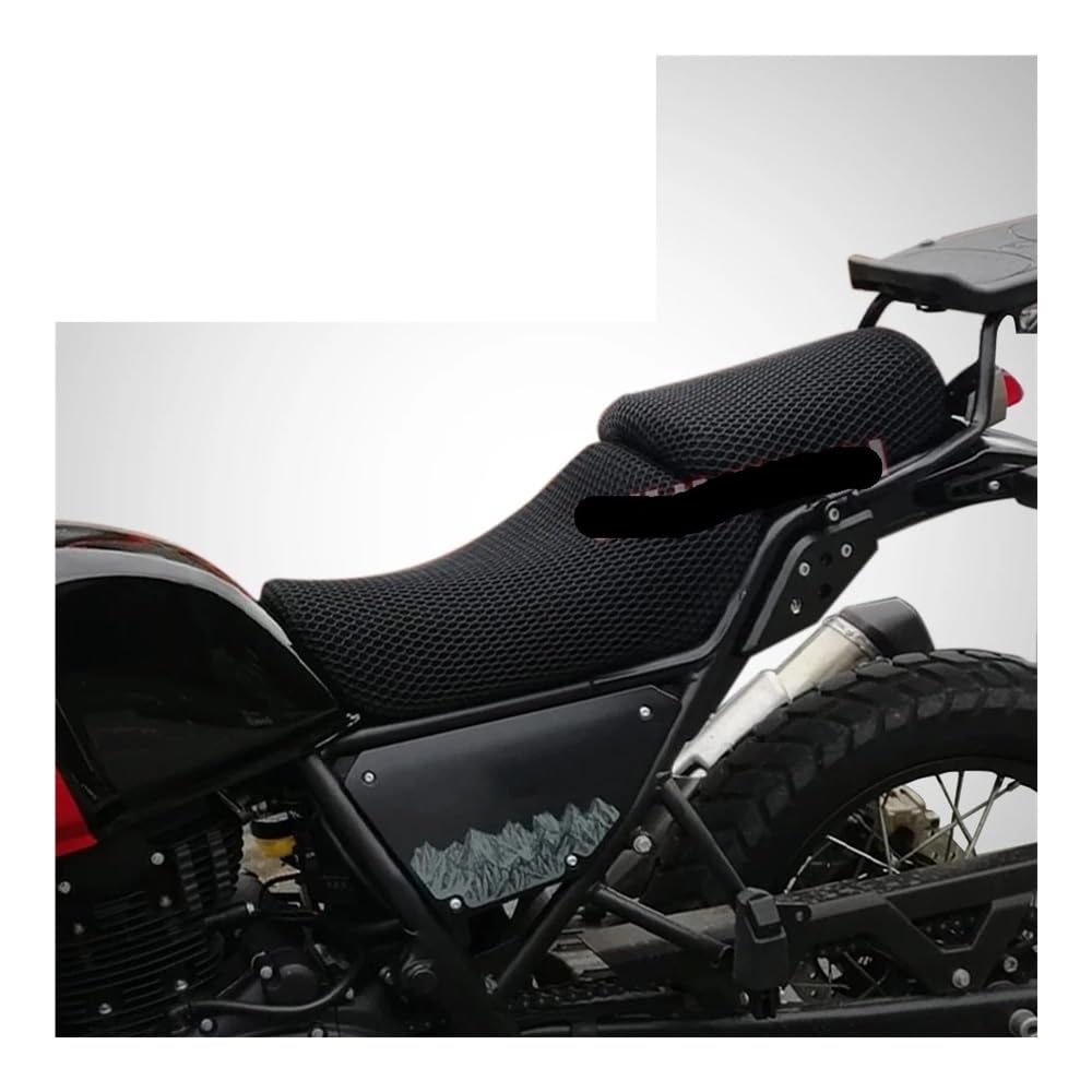 Coprisella per moto sportiva Accessori Himalayan 411 per Himalayan-411 2016-2022 Coprisedile per moto per cuscino per a nido d'ape in rete