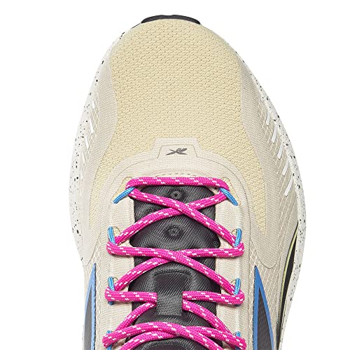 Reebok Femmes Fusium Run 20 Formateurs De Sport Baskets, Dark Beige/Noir/Bleu/Rose, 41