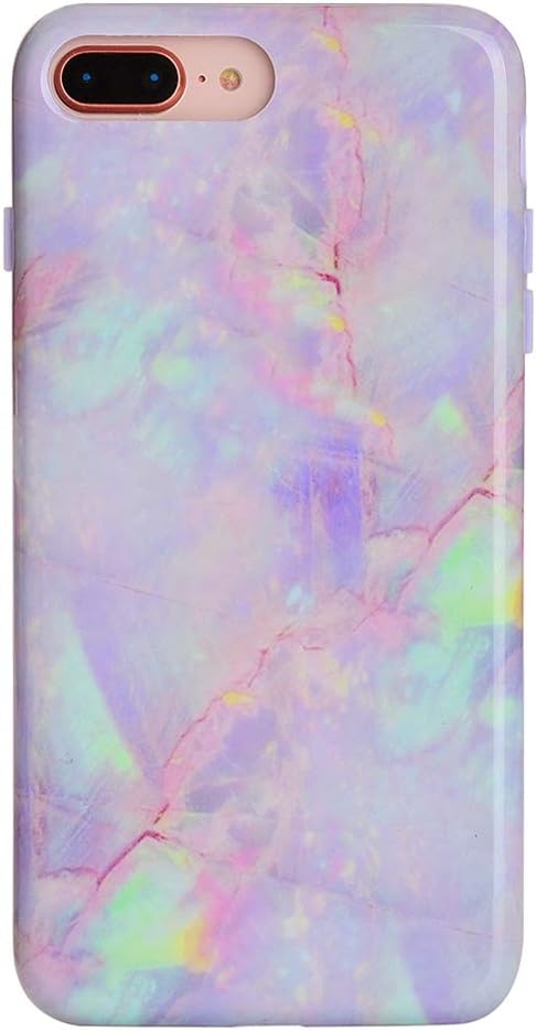 Velvet Caviar Compatible with iPhone 8 Plus Case/iPhone 7 Plus Case - Cute Protective Phone Cases for Girls & Women (Pink Marble)