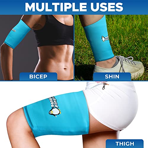 Knee Ice Pack For Injuries Reusable Soft Hot And Cold Gel Wrap For Pain Relief, Legs, Shins, And Arms, Compression To Help Reduce Inflammation, Non-Toxic, Latex Free, Natural Pain Relief #TOP1