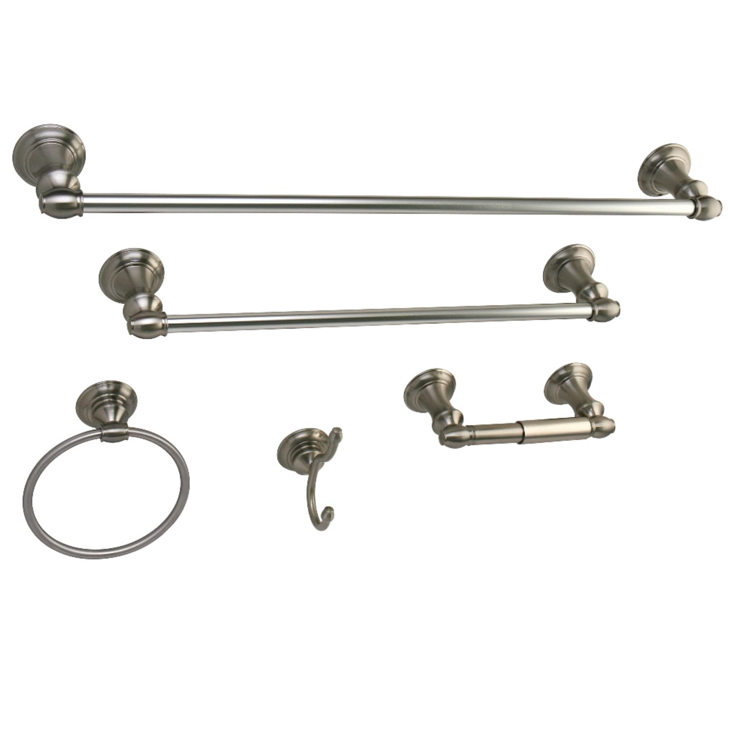 Juego de accesorios de baño Kingston Brass contra el desorden y humedad