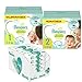 Pampers Baby Starter Set mit Windeln Größe 1 (2-5kg, 96 Stück), Größe 2 (4-8kg, 240 Stück), Premium Protection, und Feuchttücher Aqua Pure, 864 Tücher (18 x 48)