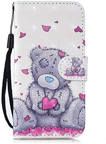 Samsung Galaxy A53 5G Case, Cute Animal Art Pattern Flip Shockproof Premium PU Leather Wallet Card Slots Magnetic Buckle Stand Bumper Phone Cover for Samsung Galaxy A53 5G Cases, Elephant Flower