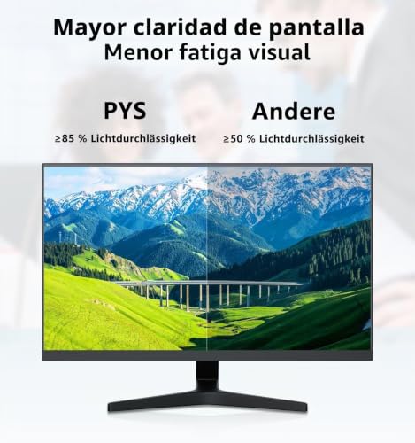 Filtro de pantalla de privacidad de computadora de 21.5 pulgadas panorámica 16:9 anti luz azul 4