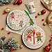 Aribra Christmas Gingerbread Gender Reveal Decorations, Cookie What's Baking Gender Reveal Supplies, Plate, Cup, Napkin, Cutlery, Xmas Gingerbread Boy Or Girl Gender Reveal Party Tableware, Serve 24