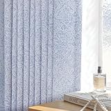 Metro Parlor Jacquard-Verdunkelungsvorhänge mit Blumenmuster, 213 cm lang, für Schlafzimmer, Bauernhaus, französische Vintage-Blumenvorhänge für Wohnzimmer, Verdunkelung, wärmeisoliert
